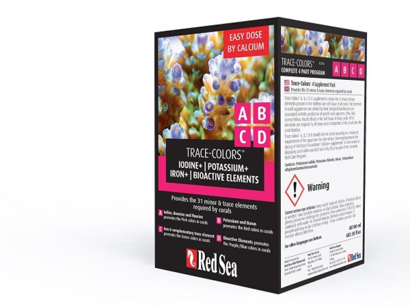 Red Sea Coral Colors A B C D SET 4 x 100 ml