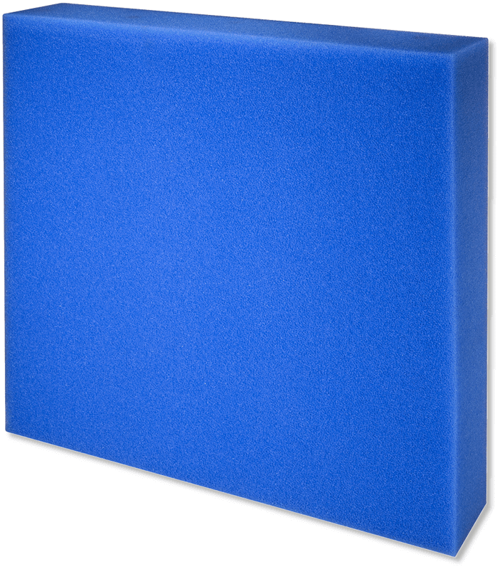 Filterschaum grob blau 50 x 50 x 5 cm