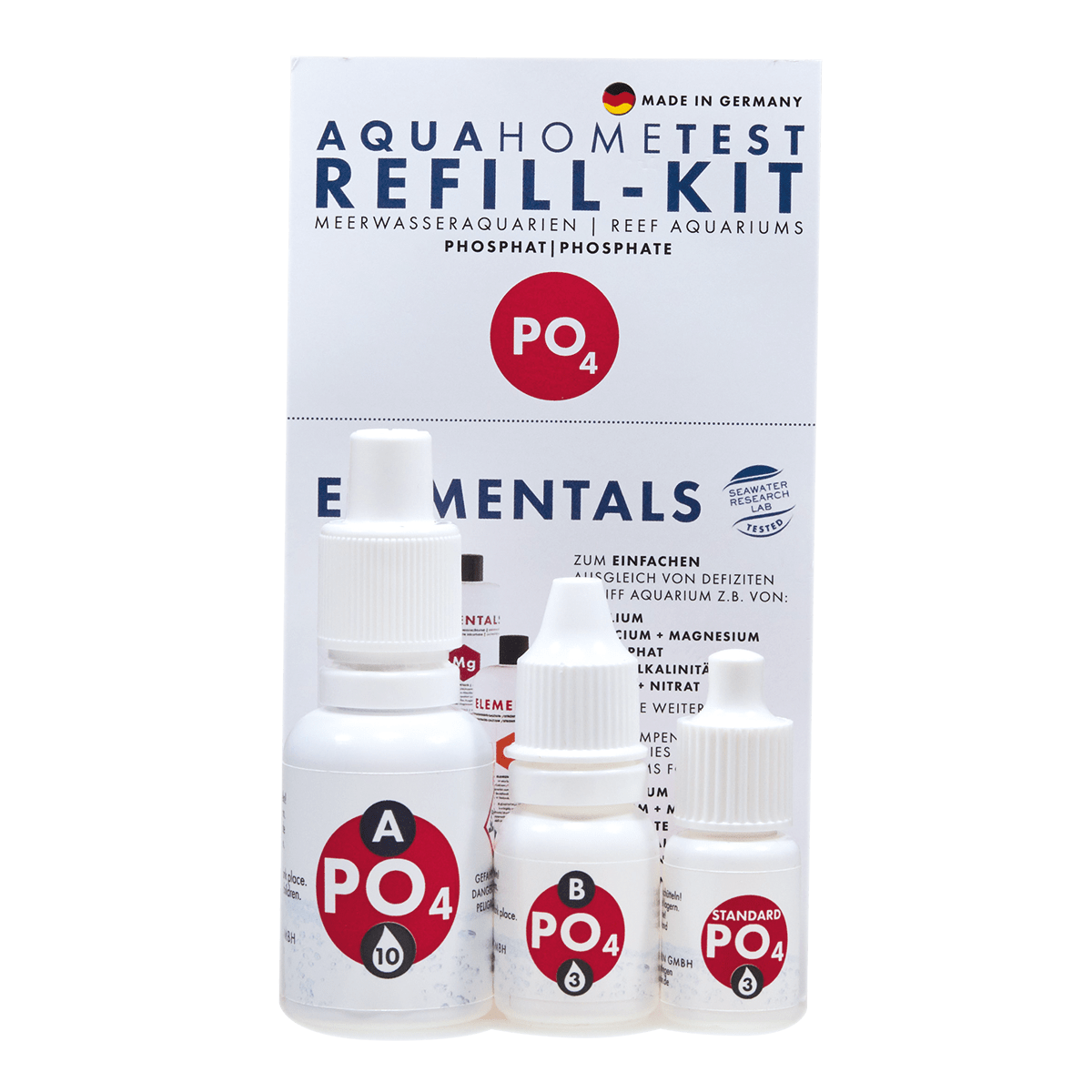 AquaHomeTest Refill-Kit  PO4 - Nachfüll-Set / Refill set AquaHomeTest Refill-Kit  PO4 - Nachfüll-Set / Refill set
