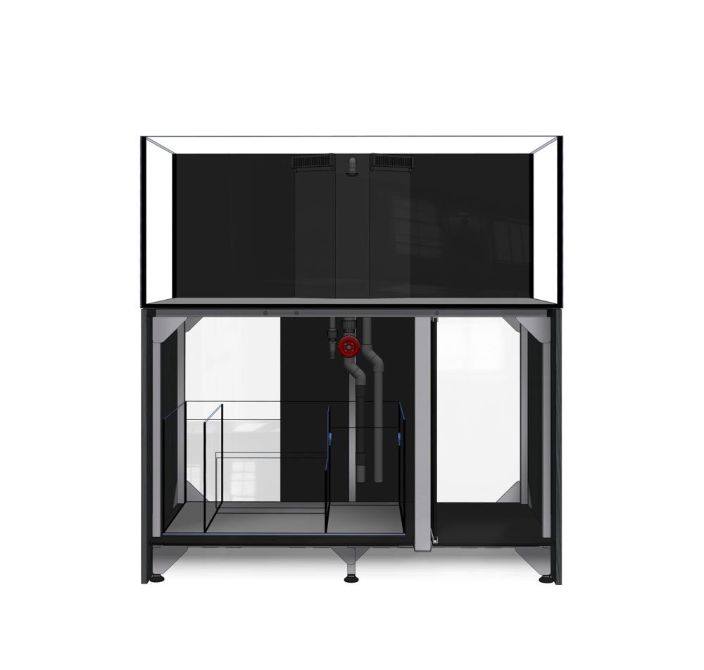 D-D Aqua-Pro Reef 1350- Metal Frame Black Gloss