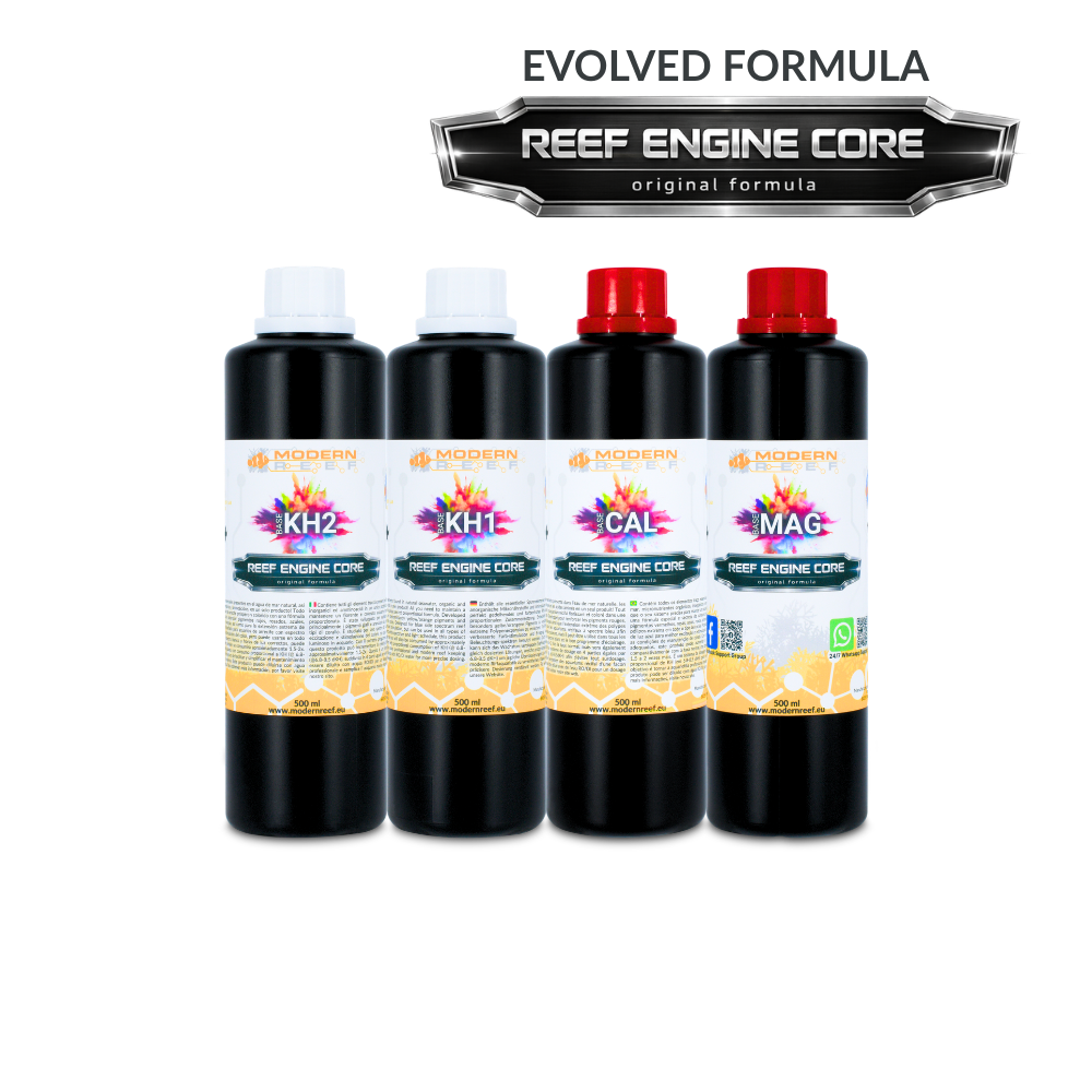 All-in-one Reef Keeping System (RKS) 4×500 ml Set REEF ENGINE CORE 7.7x High Concentrate
