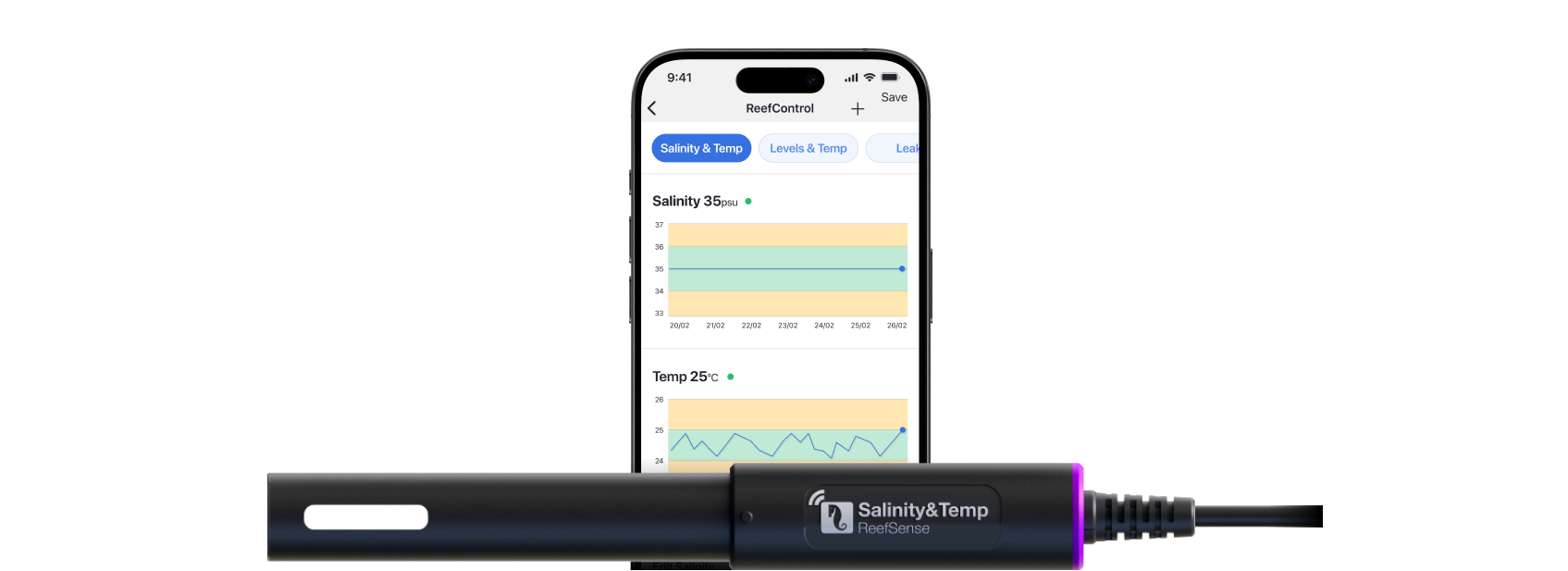 Digitale Salinitäts-& Temp.-Sonde