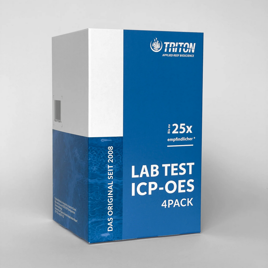 4er Pack TRITON ICP-Test - professionelle Meerwasseranalyse 4er Pack TRITON ICP-Test - professionelle Meerwasseranalyse