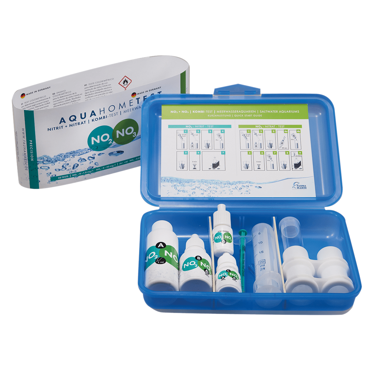 AquaHomeTest NO2+NO3 - Nitrat/Nitrit Combi Test AquaHomeTest NO2+NO3 - Nitrat/Nitrit Combi Test