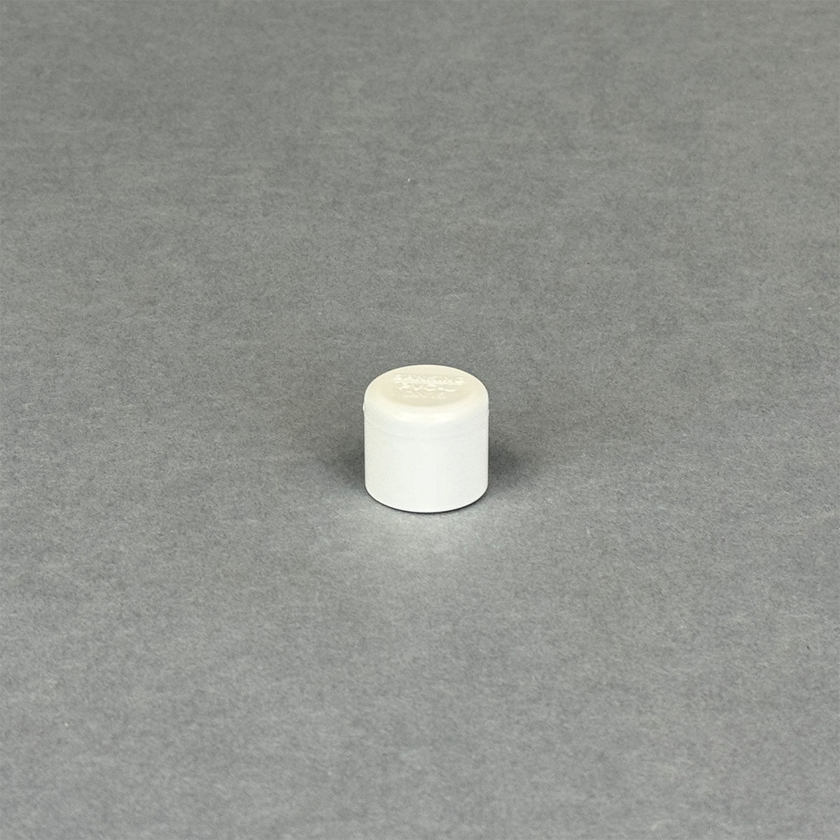 PVC Weiß Klebekappe 20 mm