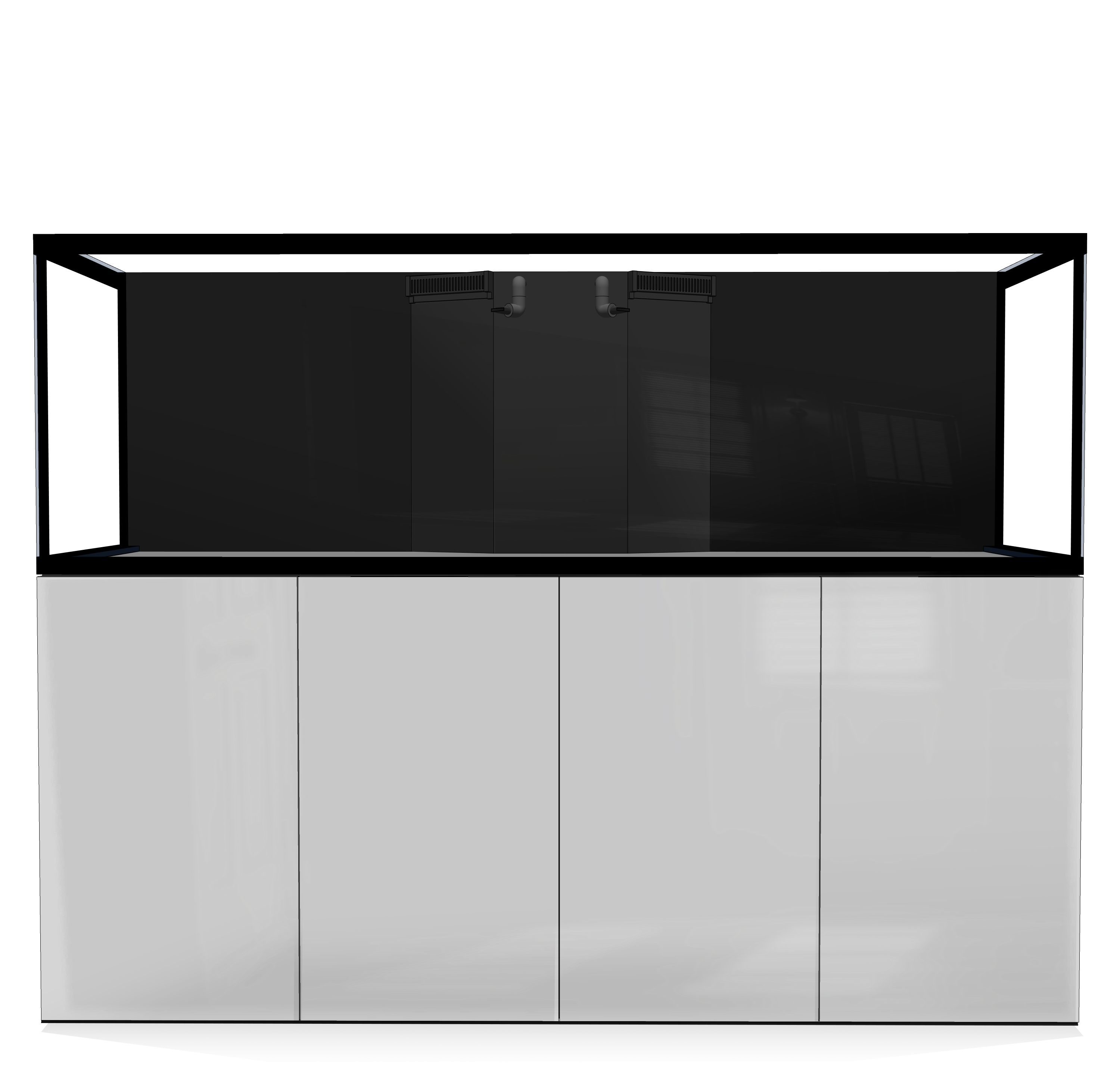 D-D Aqua-Pro Reef 2100- Metal Frame White Gloss