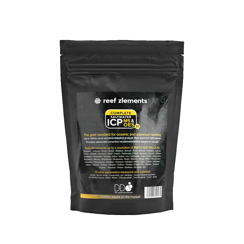 Reef Zlements Complete ICP MS & OES ICP Test + RO