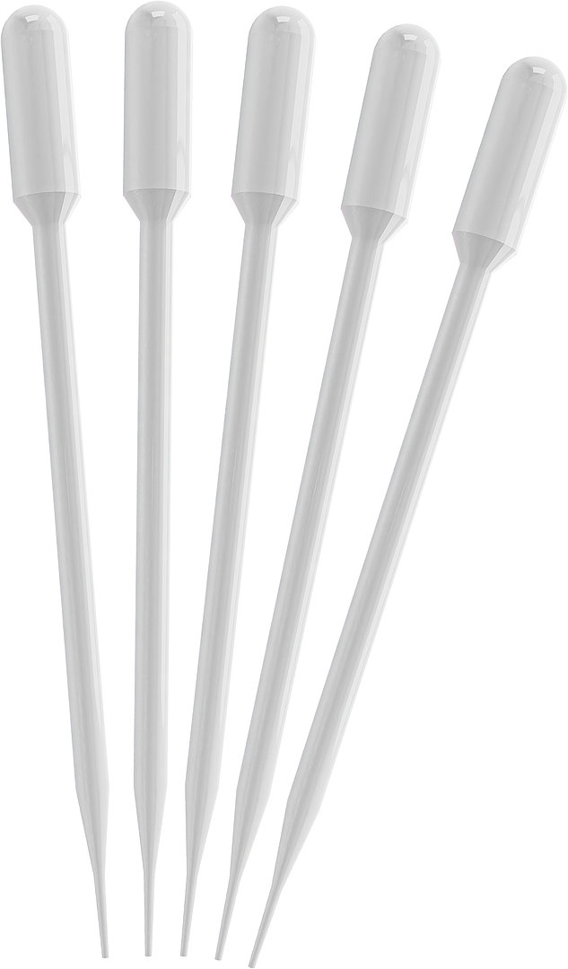 Universal-Pipette - Füllvolumen 3ml - 15 cm - 5er Set