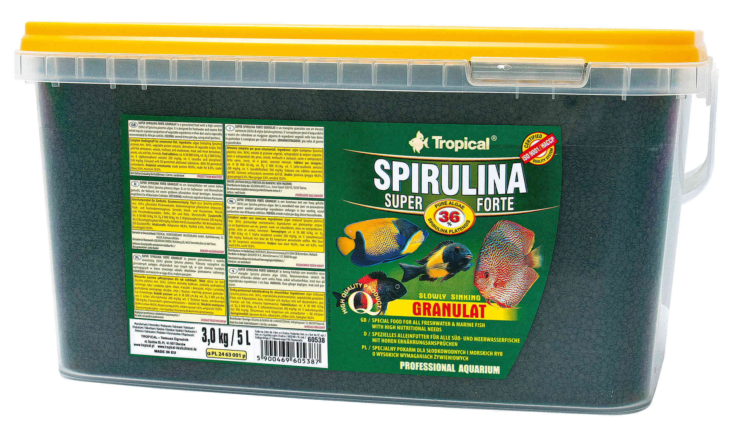 Tropical-Futter Super Spirulina Forte 36% 5 Ltr. / 1 Kg
