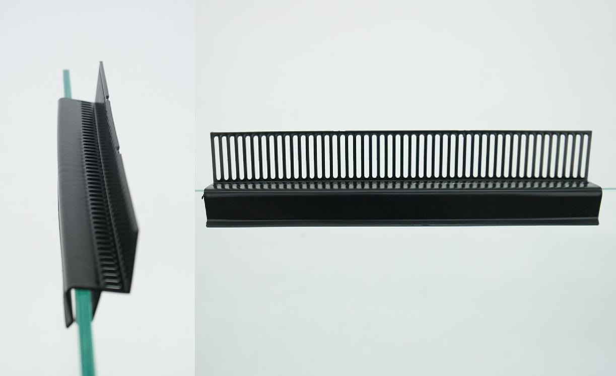 Überlaufkamm 33 cm  (3 Stück) für Glasstärken von 8-15 mm