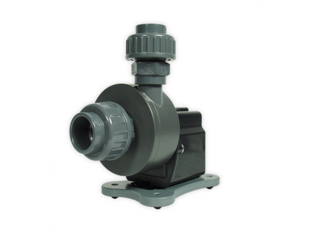 Mini Red Dragon Pumpe 6,0 m³ 65 Watt/h 3,5 m Steighöhe PVC grau mit Verschraubungen Ansaugseite 32 mm - Druckseite 25 mm Betriebsspannung: 230 Volt 50 Hz