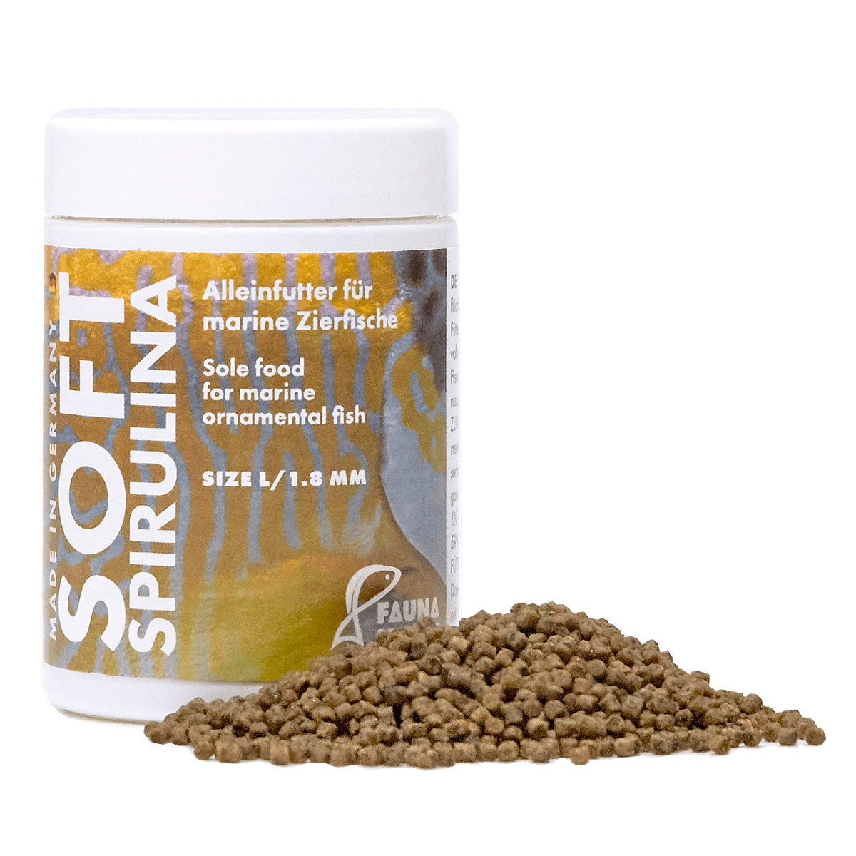 Soft Spirulina L - Alleinfutter für marine Zierfische - 150 g