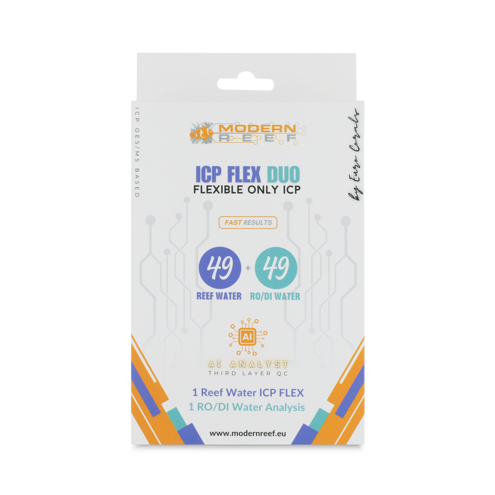 ICP FLEX DUO 1-SET (1 ICP Reef Water ICP FLEX + 1 RO/DI Water Analysis Pro)