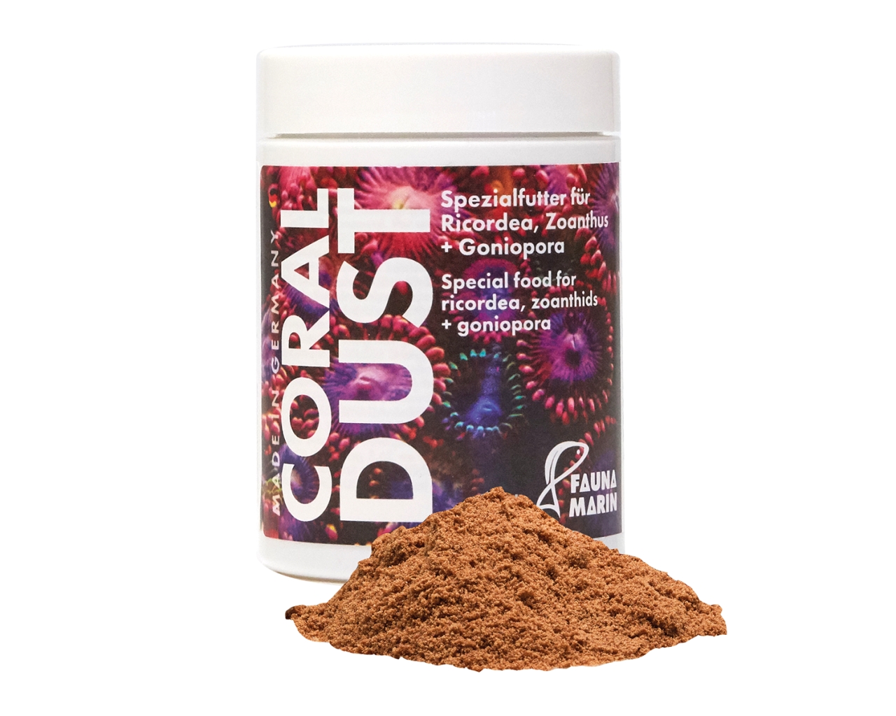 Coral Dust - Spezialfutter für Ricordea, Zoanthus + Goniopora - 130 g