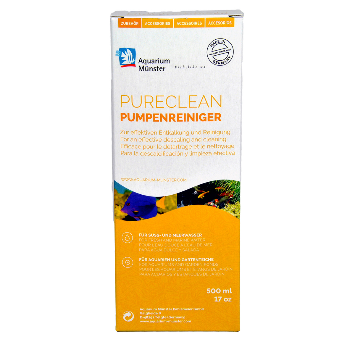 Pureclean62 Jetzt SET AQUAVITAL PURECLEAN 6 x 500 ml mit Regalstopper bestellen ...