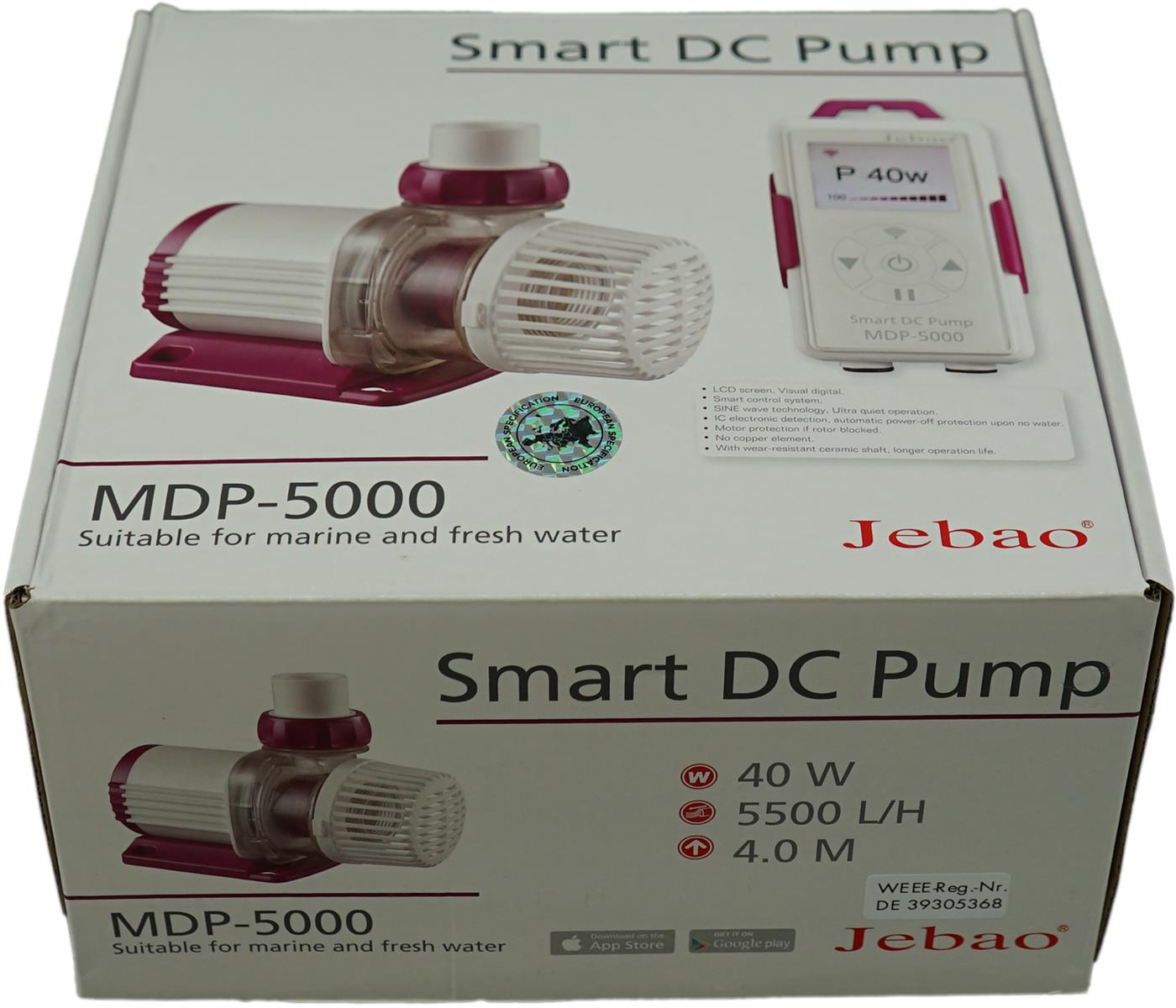Deltec / Jebao Förderpumpe MDP 5000 max. 5500 l/h, 40 W Deltec / Jebao Förderpumpe MDP 5000 max. 5500 l/h, 40 W